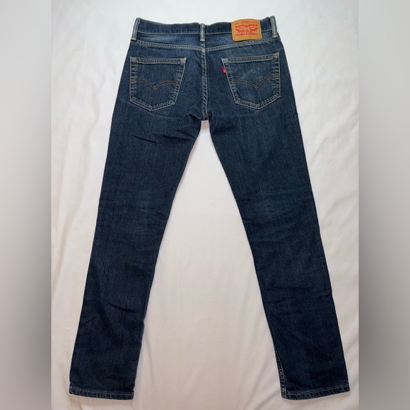 Levi’s Men’s Size 32/32 Dark Wash 511 Slim Fit Straight Leg Stretch Jeans - Picture 7 of 8